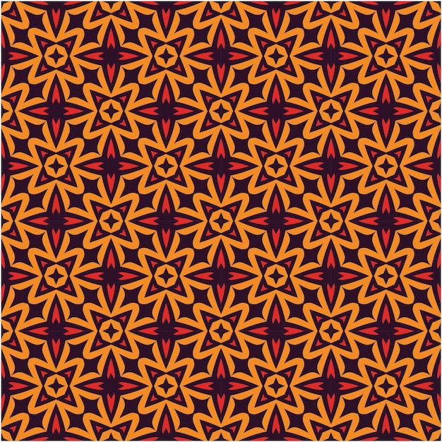 Patrón de diseño de fondo estilo de motivo étnico