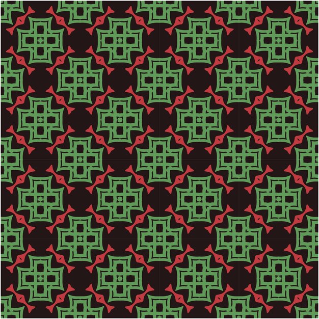 Patrón de diseño de fondo estilo de motivo étnico