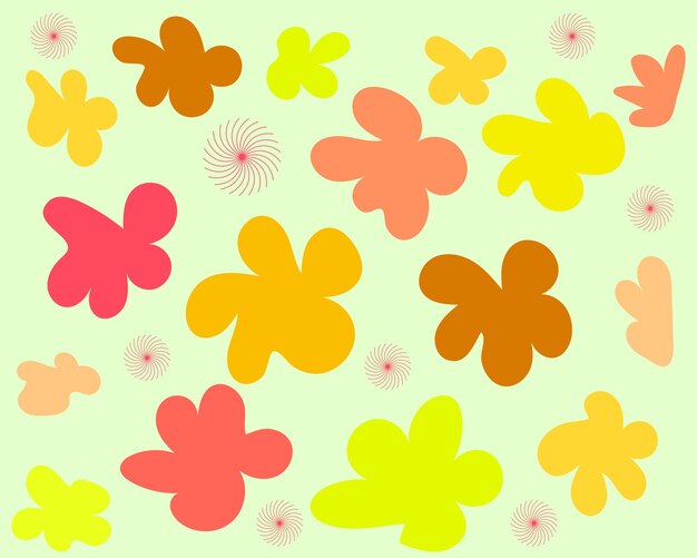 patrón de diseño de fondo de flores vectorial