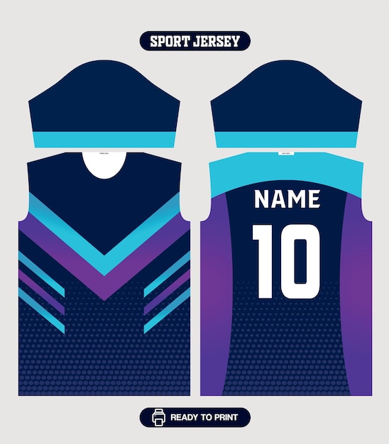 patrón de diseño de jersey para impresión y sublimación