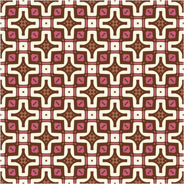 Patrón de diseño de mosaico abstracto de patrones sin fisuras