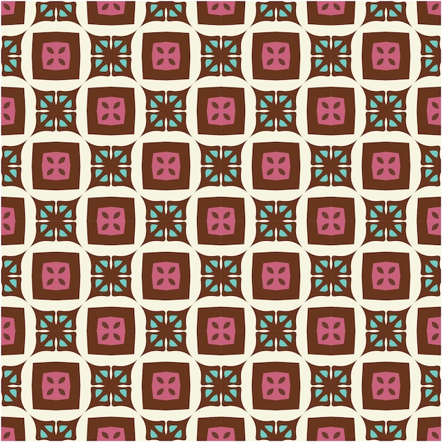 Patrón de diseño de mosaico abstracto de patrones sin fisuras