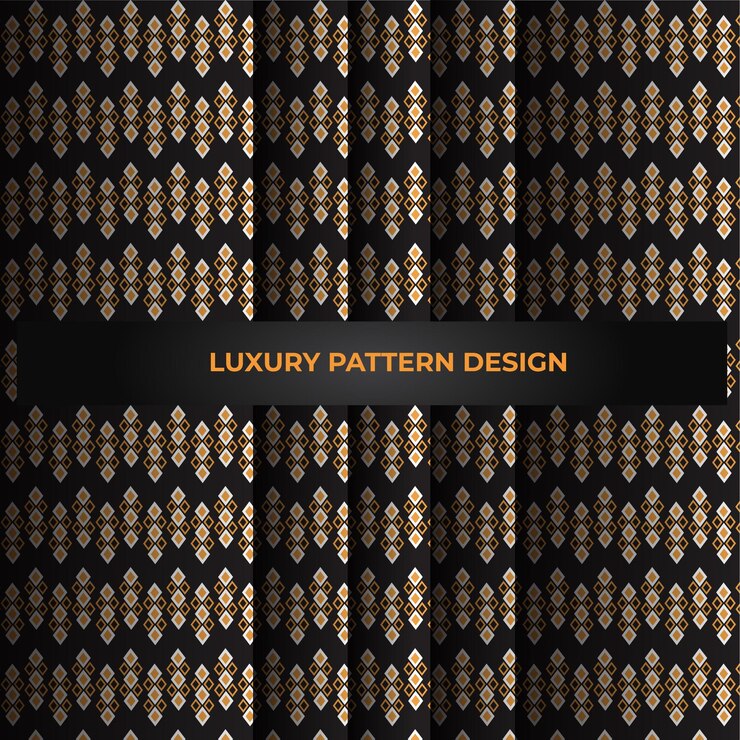 patrón de diseño de patrón floral de textura dorada de vector inconsútil