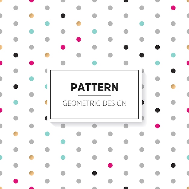Patrón con diseño de puntos
