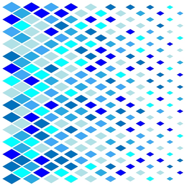 Patrón y diseño de rombo azul turquesa