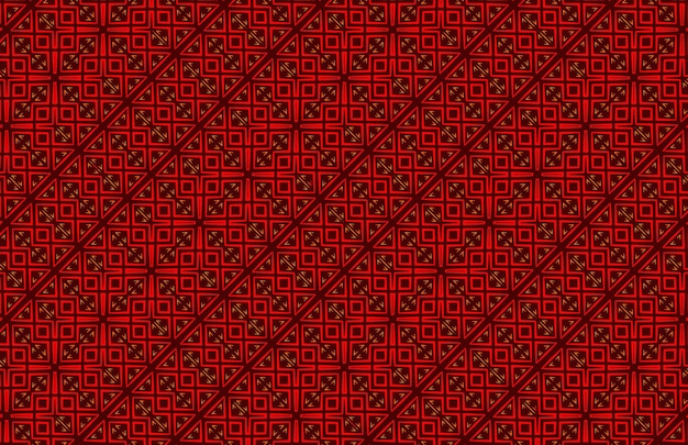 Patrón de diseño de tela textil de color rojo y naranja.