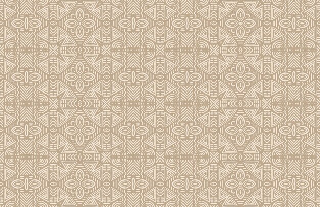 Patrón de diseño de tela tribal africana