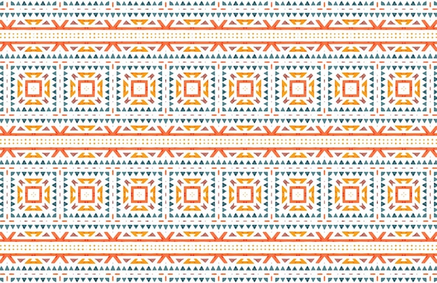 Patrón de diseño de telas textiles étnicas coloridas