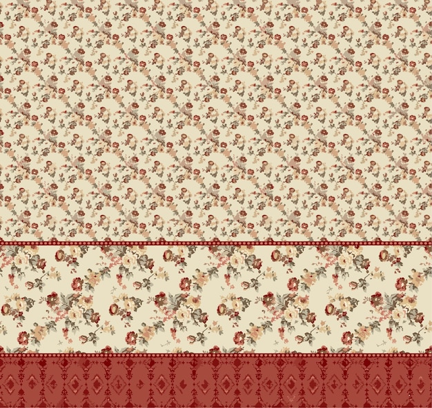Patrón para el diseño de telas de uso textil.