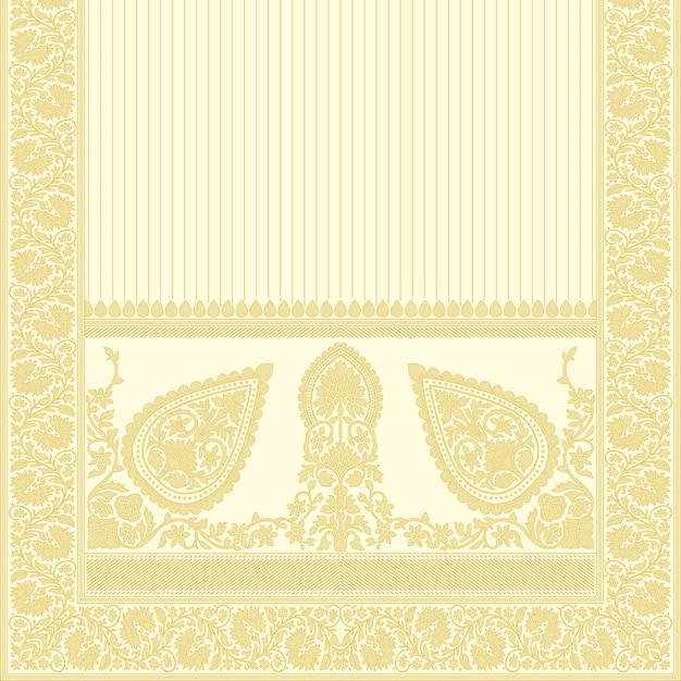 Patrón de diseño textil y adorno
