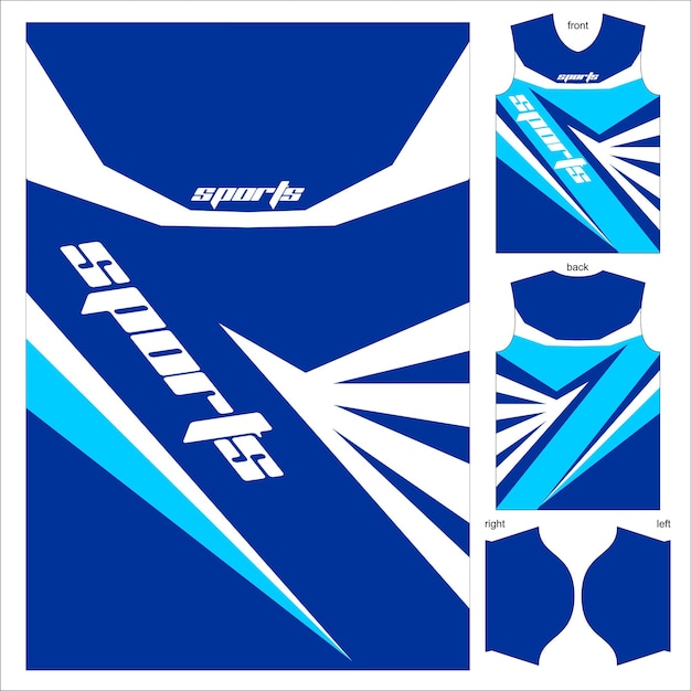 Patrón de diseño de textura de jersey de camiseta abstracta listo para imprimir para juegos de ciclismo de motocross de fútbol
