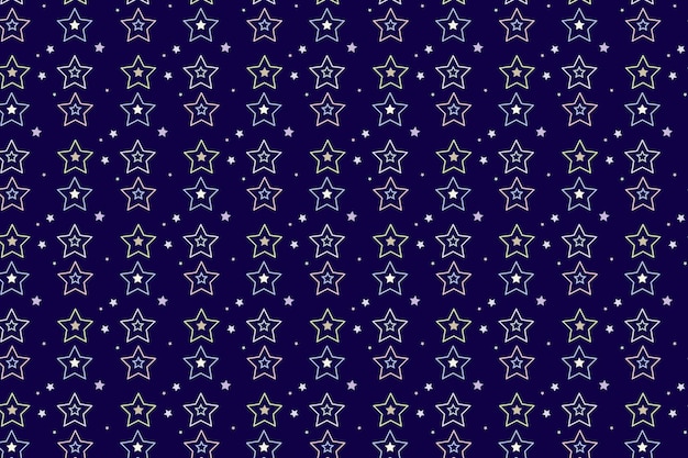 Patrón con elementos geométricos en tonos azules fondo degradado abstracto