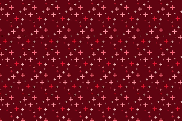 Patrón con elementos geométricos en tonos rojos fondo abstracto degradado