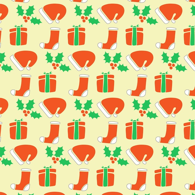 Patrón elementos navidad