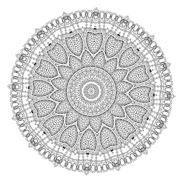 El patrón de encaje monocromático circular de Kings es de estilo vintage