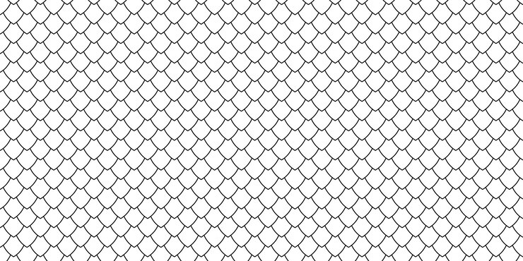 Vector patrón de escamas de lagarto o serpiente piel de reptil o textura de escama de pez fondo enrejado