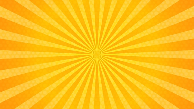 Vector patrón de estallido de sol fondo vintage fondo semitono fondo de estellido de sol abstracto
