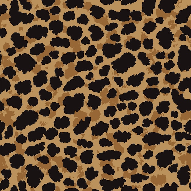 Patrón de estampado de leopardo sin costuras