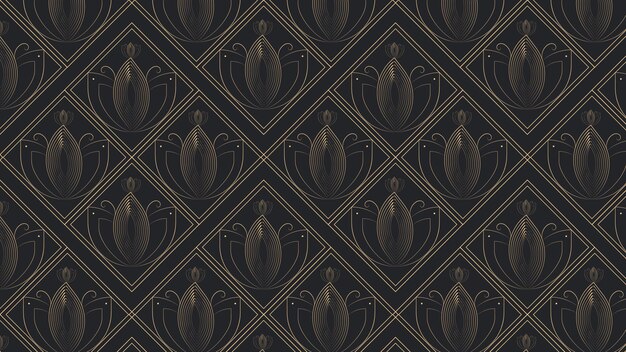 Patrón de estilo Art Deco