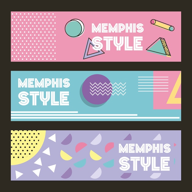 Patrón de estilo memphis