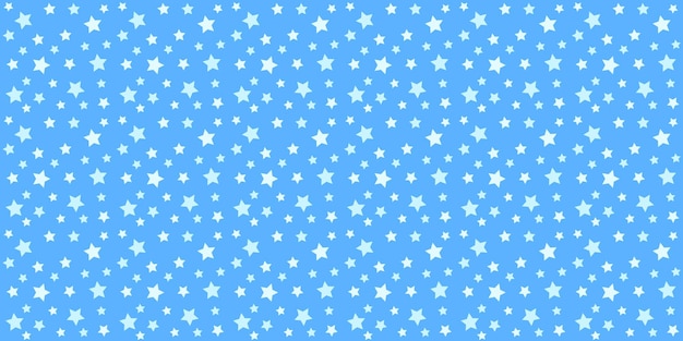 Un patrón de estrella azul con muchas estrellas