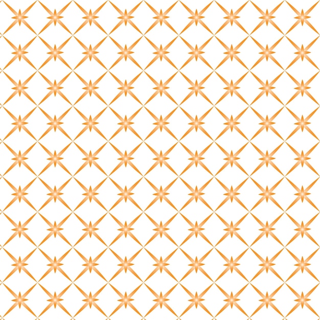 Patrón de estrella geométrica naranja