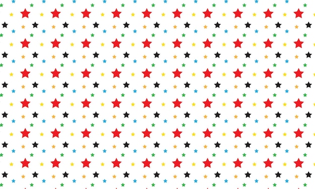 el patrón de las estrellas en un fondo blanco