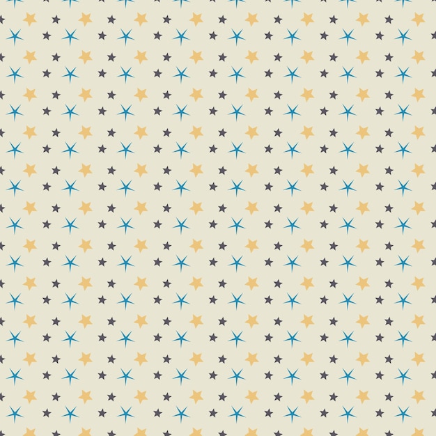 Un patrón de estrellas sobre un fondo beige.