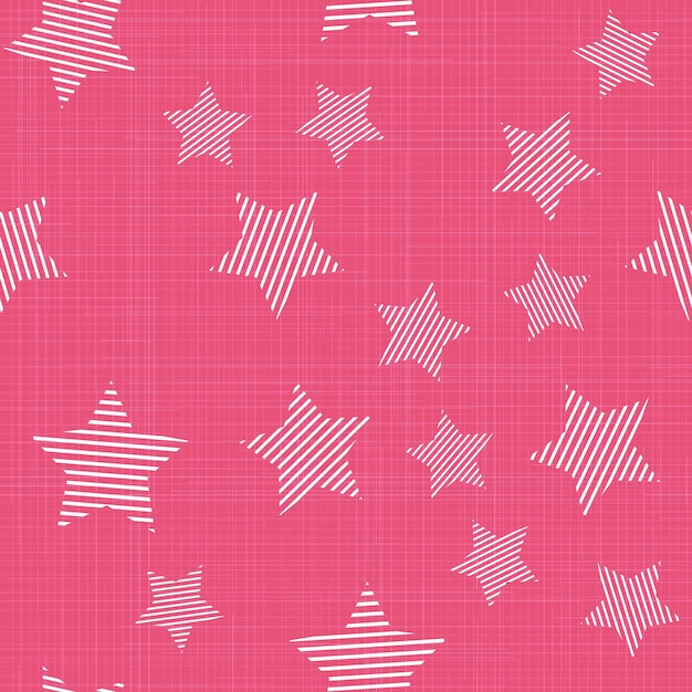 Patrón de estrellas en textil, fondo geométrico abstracto. ilustración de estilo creativo y de lujo.