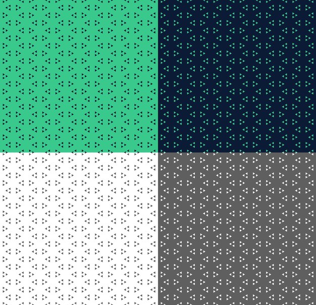Patrón étnico sin costuras Textura monocromática abstracta con triángulo para el fondo Formas simples