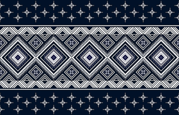 Patrón étnico geométrico Diseño sin costuras para fondo de cortina de negocios de tela
