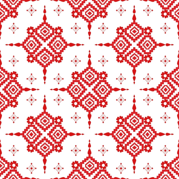 El patrón étnico geométrico del estilo tradicional de los indios navajos de América Diseño para la espalda