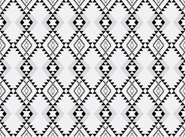 Patrón étnico geométrico oscuro patrón de diseño tradicional utilizado para falda, alfombra, papel pintado, ropa