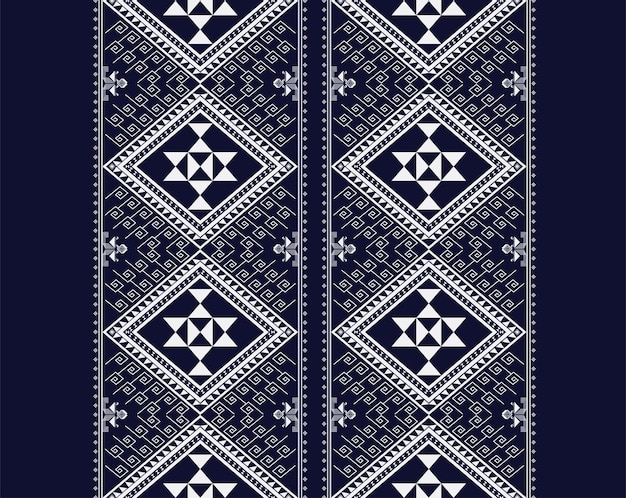 Patrón étnico geométrico patrón de diseño tradicional utilizado para falda, alfombra, papel pintado, ropa