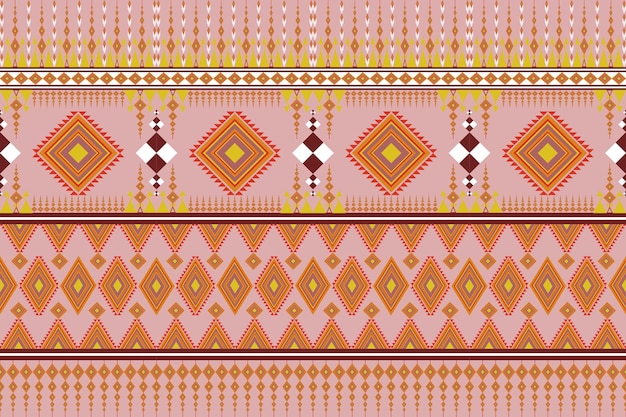 Patrón étnico geométrico tradicional abstracto tribal