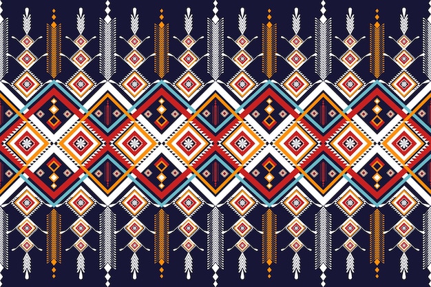 Patrón étnico geométrico tradicional abstracto tribal