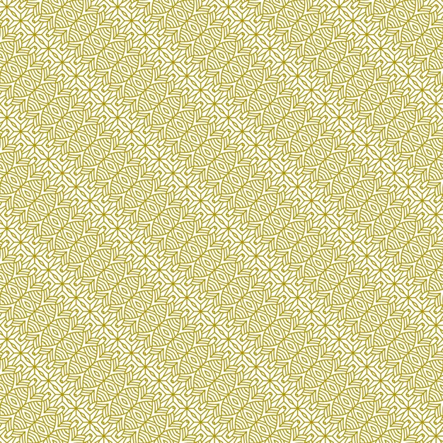 patrón étnico tradicional línea oro