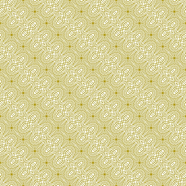 patrón étnico tradicional línea oro
