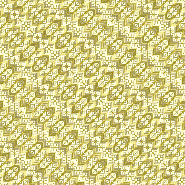 patrón étnico tradicional línea oro
