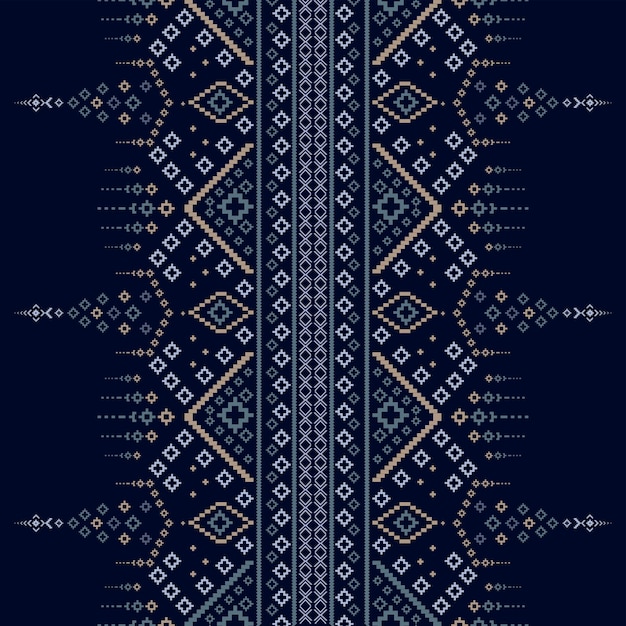Patrón étnico tradicional para la ropa india diseño de patrones para el vector textil indio moderno