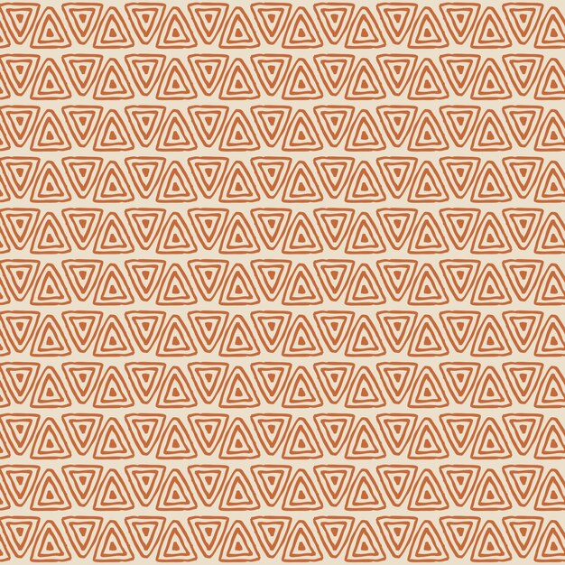 Patrón étnico tribal sin costuras con doodle nativo