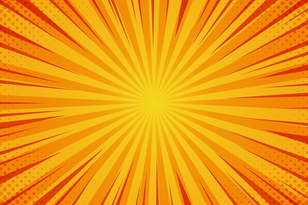Patrón de explosión solar vectorial de fondo para el estandarte de verano