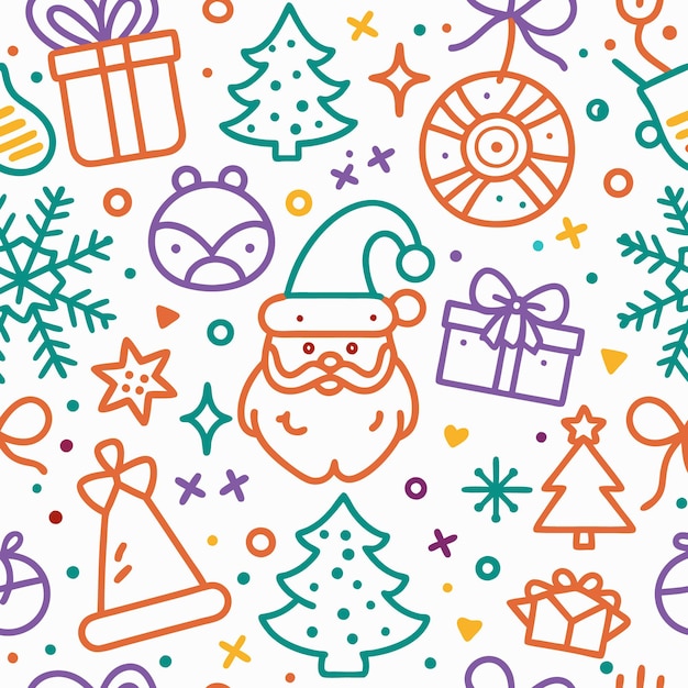Patrón Feliz Navidad