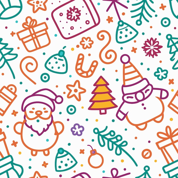 Patrón Feliz Navidad