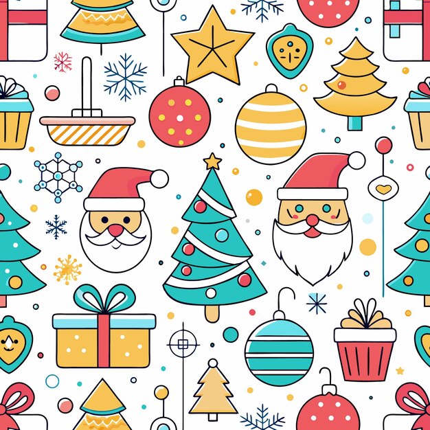 Patrón Feliz Navidad
