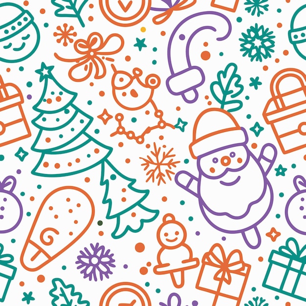 Patrón Feliz Navidad
