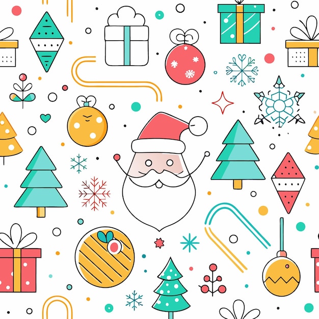 Patrón Feliz Navidad