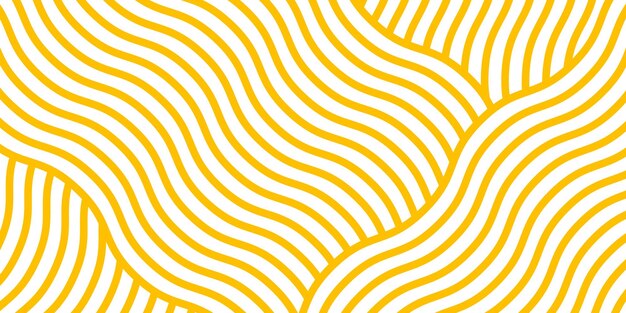 Patrón de fideos ondulados fondo de espagueti geométrico para el diseño del menú adorno lineal ondulado