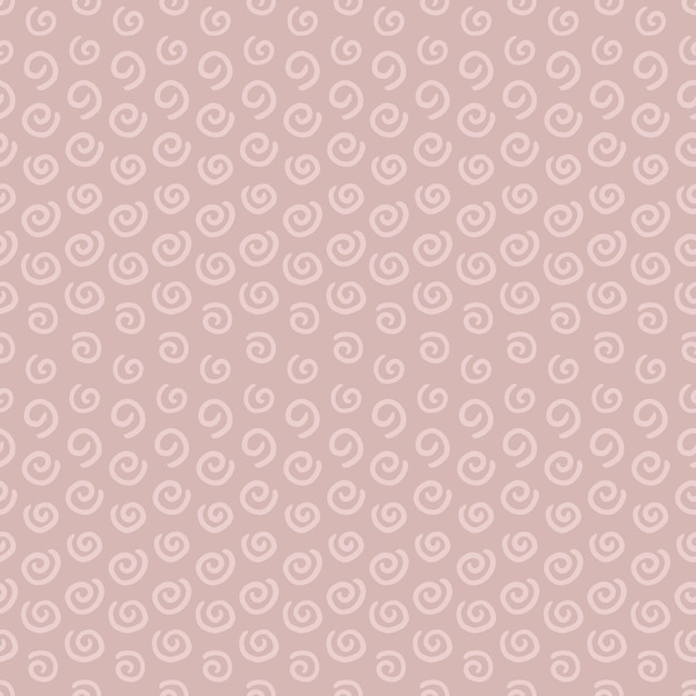 Patrón sin fin con remolinos fondo rosa polvoriento con remolinos