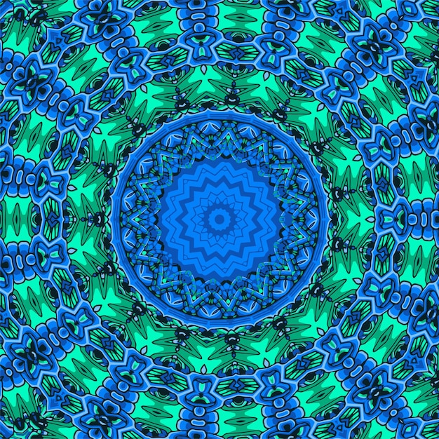 Patrón sin fin de textura transparente floral adornado con elementos de mandala vintage Se puede utilizar para rellenos de patrón de fondo de pantalla texturas de superficie de fondo de página webIslam Motivos otomanos indios árabes